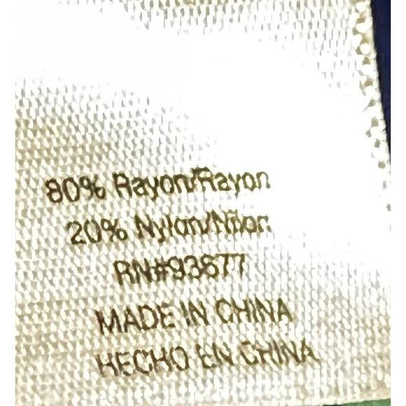 a new approach ANA Top Womens Plus 2X Blue Green Pink Floral Lightweight Casual - Picture 4 of 8